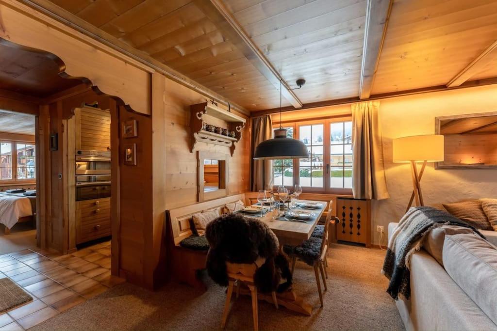 Charming Alpine Apartment Gstaad Dış mekan fotoğraf