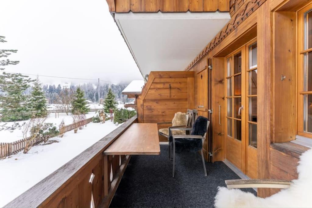 Charming Alpine Apartment Gstaad Dış mekan fotoğraf